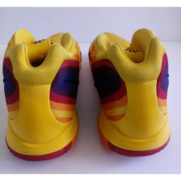 Nike Kyrie 4 70s Decade Amarillo Red Orange White - Picture 7 of 10